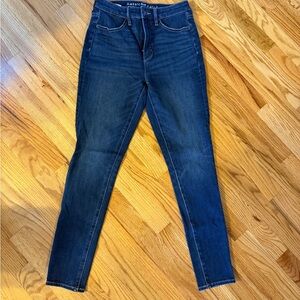 American Eagle Outfitters Dark Wash High-Rise Skinny Jeans